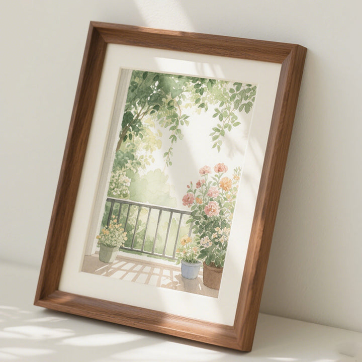 Framed Watercolor Art