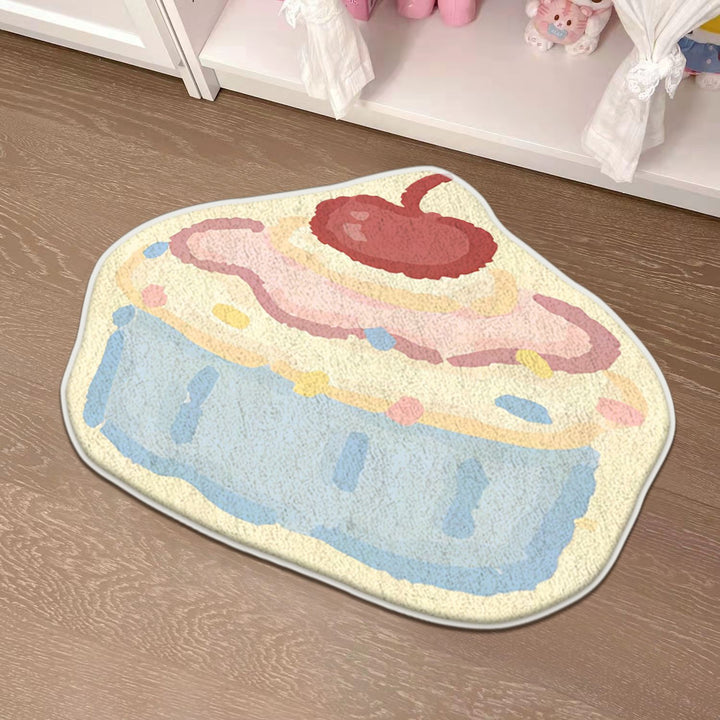 Children's Playful Cat-Shaped Area Mat