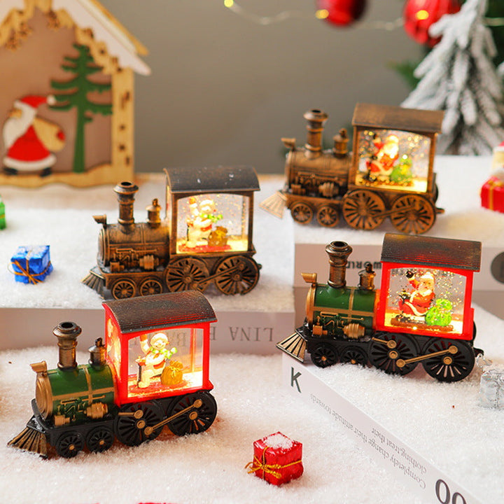 Decorative Snowball Locomotive