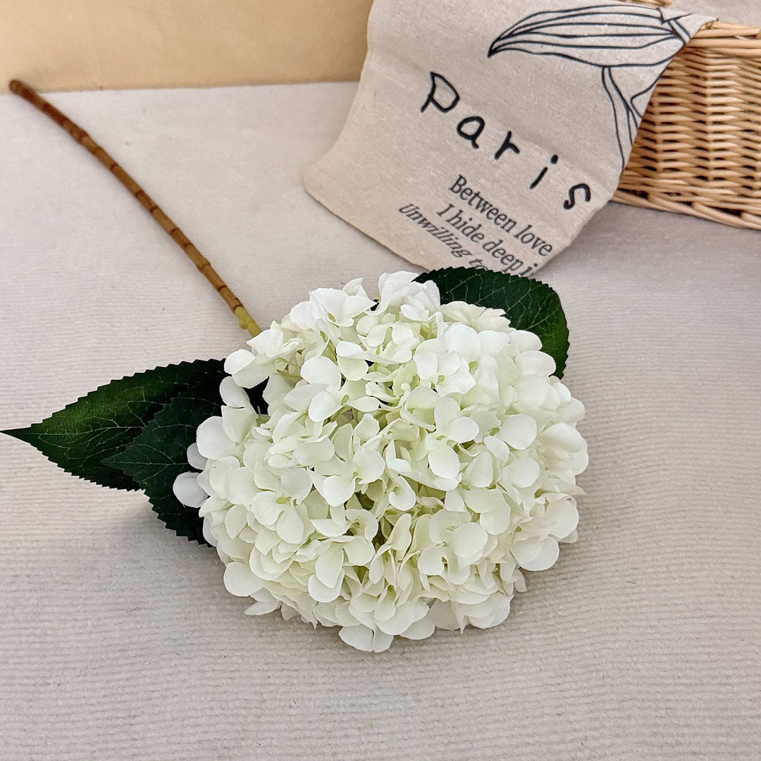 Lifelike Hydrangea Floral Piece