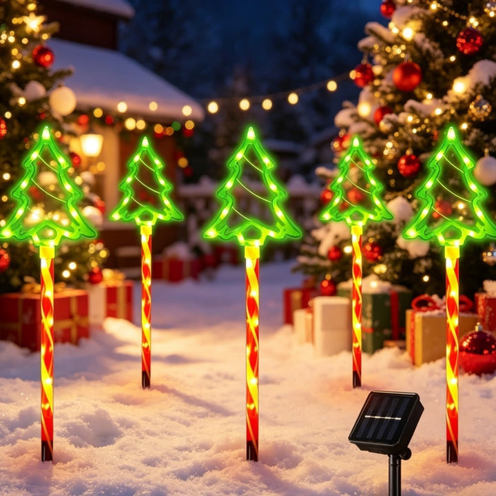 Outdoor LED Christmas Tree Garden Stake