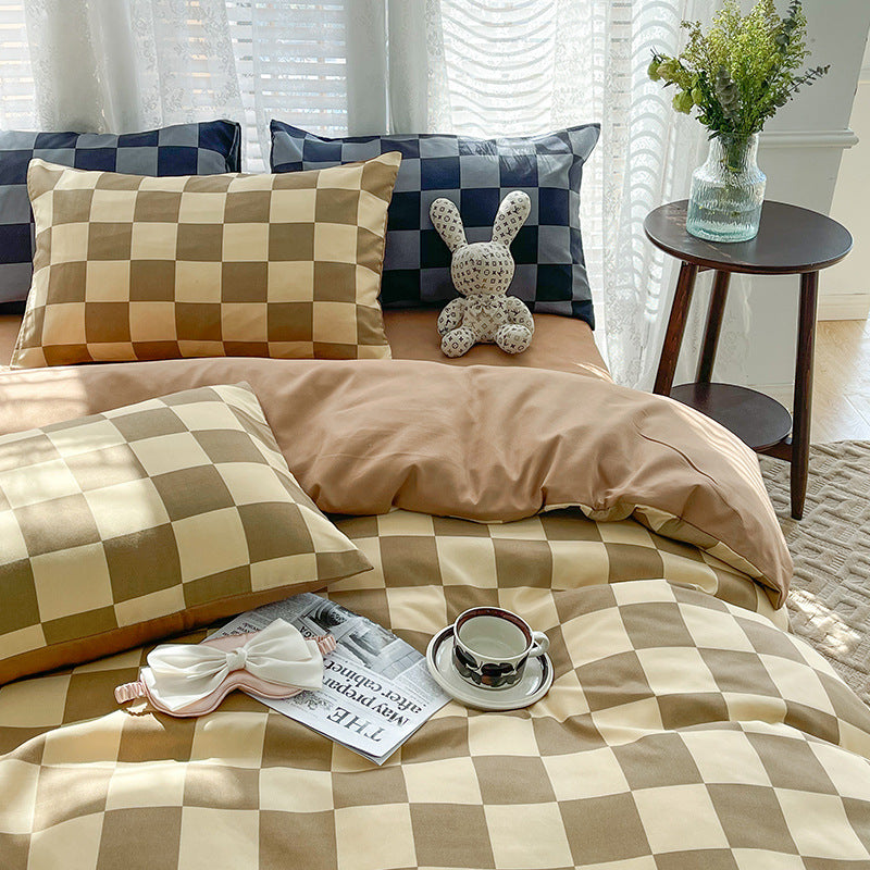Premium Plaid Bedding Set