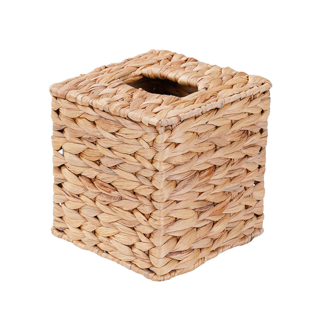 Natural Fiber Cube Storage Basket