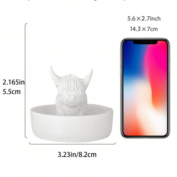 Highland Cow Decorative Phone Holder