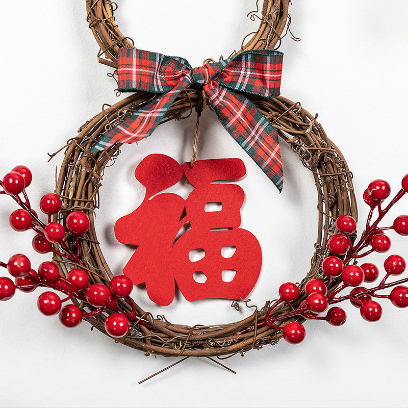 Decorative door wreath