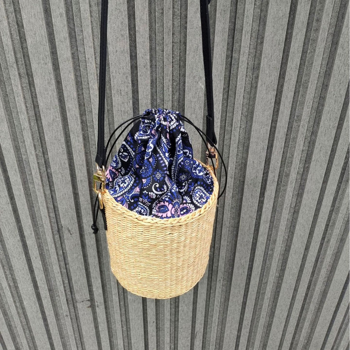 Bohemian Chic Woven Basket Bag