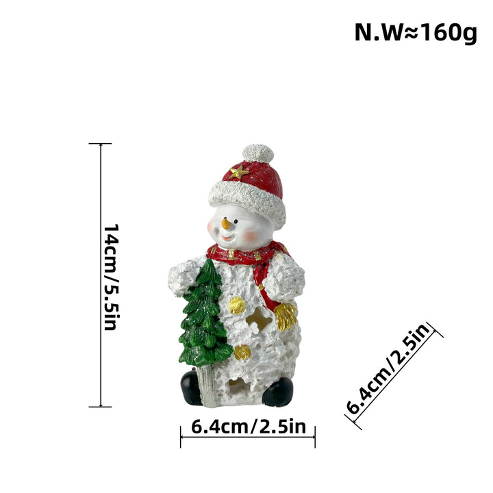 Decorative Snowman Sculpture