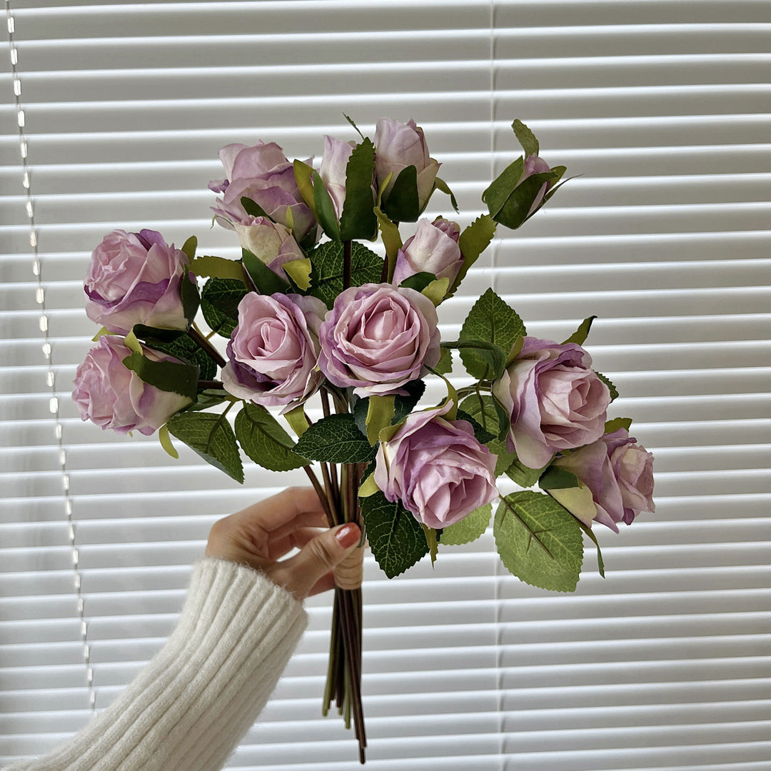 Lifelike Artificial Rose Bouquet