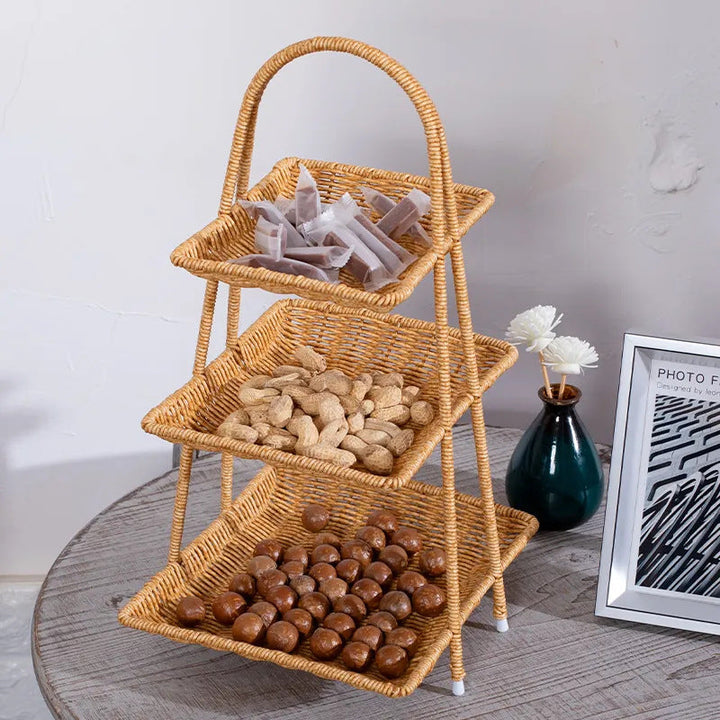 Handcrafted Woven Serving Basket