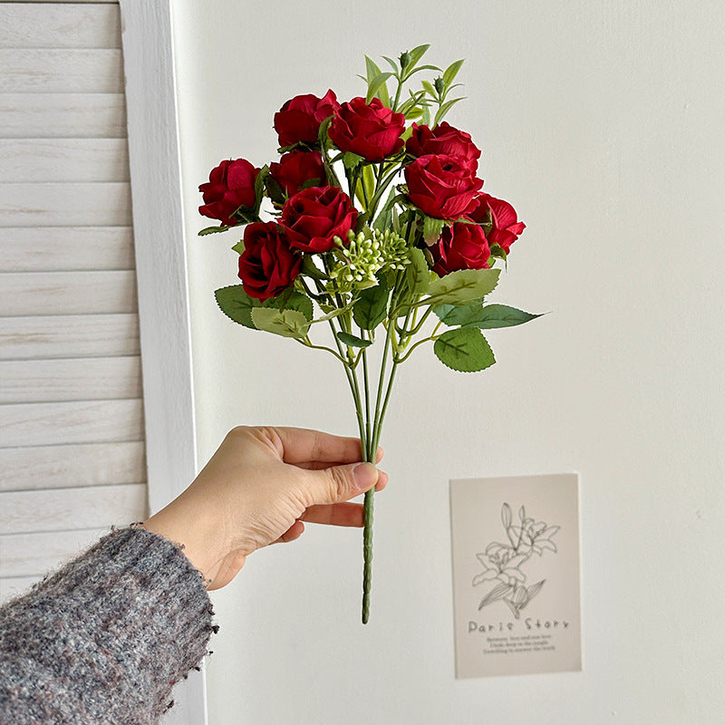 Realistic Artificial Rose Bouquet