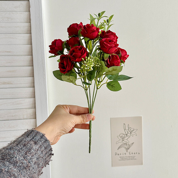 Realistic Artificial Rose Bouquet