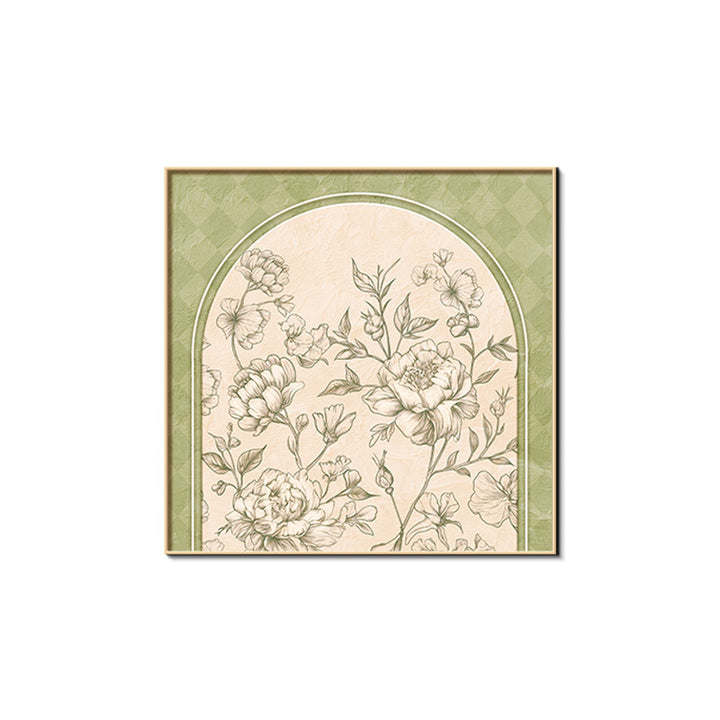 Floral Decorative Framed Artwork