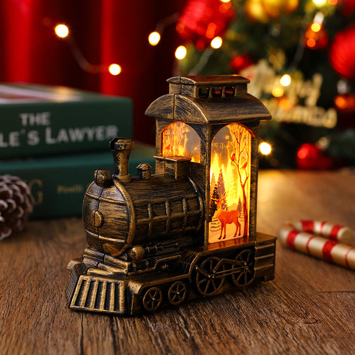 Nostalgic Christmas Train Lantern