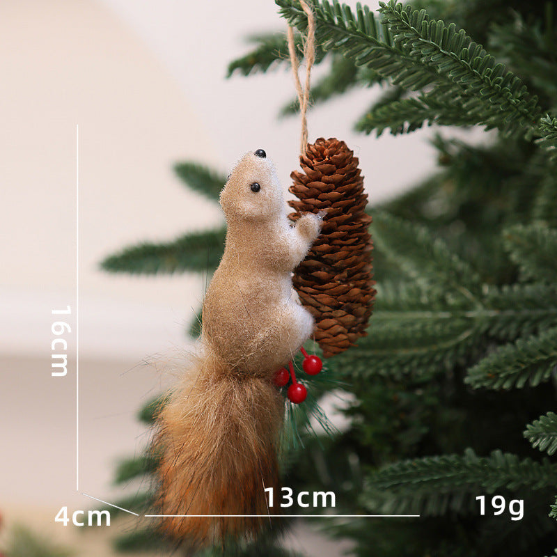 Cute decoration figure with squirrel motif