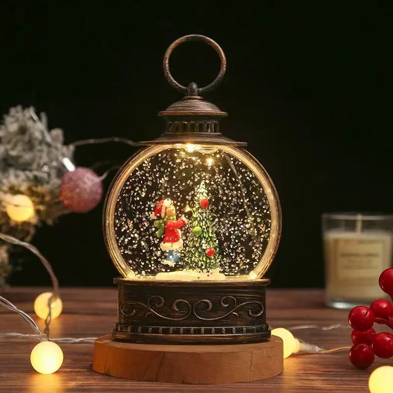 Snow Globe Lamp