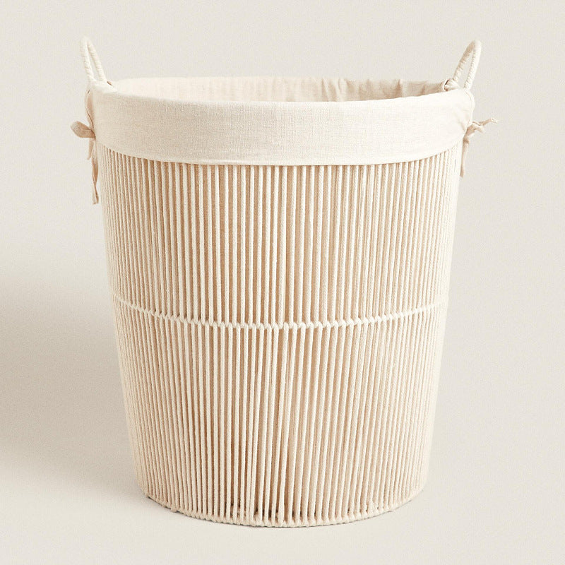 Modern storage basket made of sustainable materials
