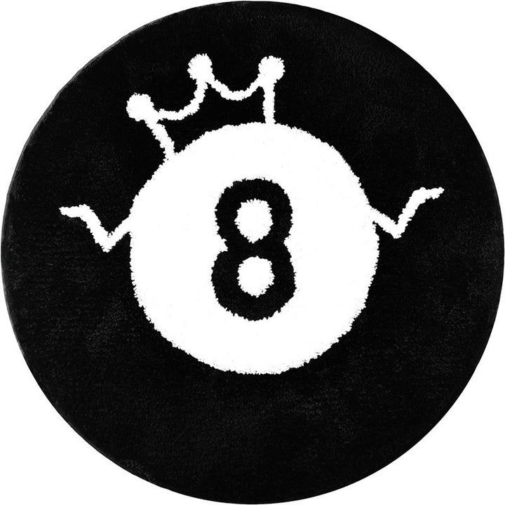 Gaming-Themed Round Plush Area Mat