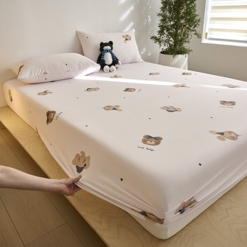Soft Cotton Playful Patterned Mattress Protector