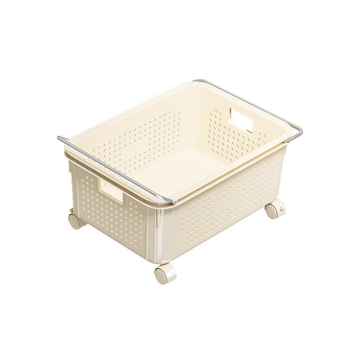 Ventilated Rolling Laundry Hamper with Removable Inner Basket and Locking Wheels