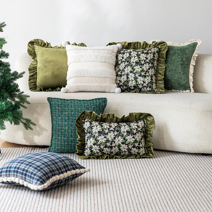Luxurious Textured Throw Pillow