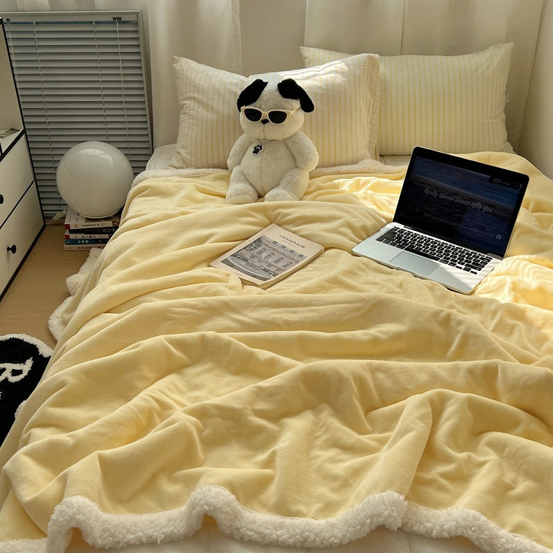 Fluffy Sherpa-Fleece Blanket