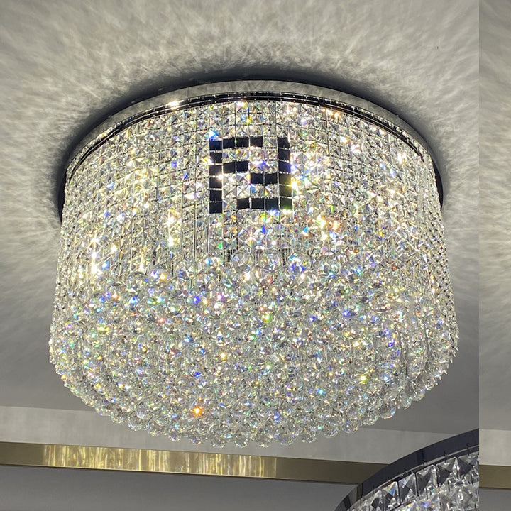 Crystal Cascade Ceiling Light