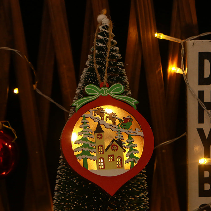 Decorative Christmas star with LED lighting