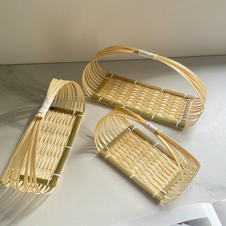 Handcrafted decorative basket with sturdy design