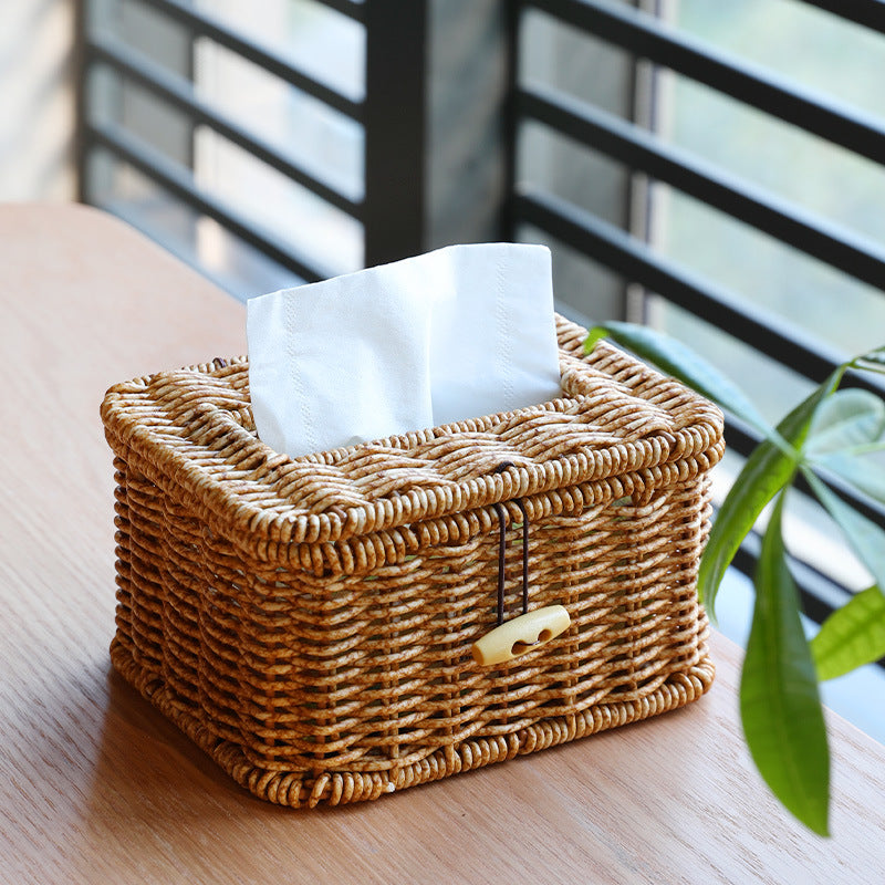 Handcrafted Basket Storage Box