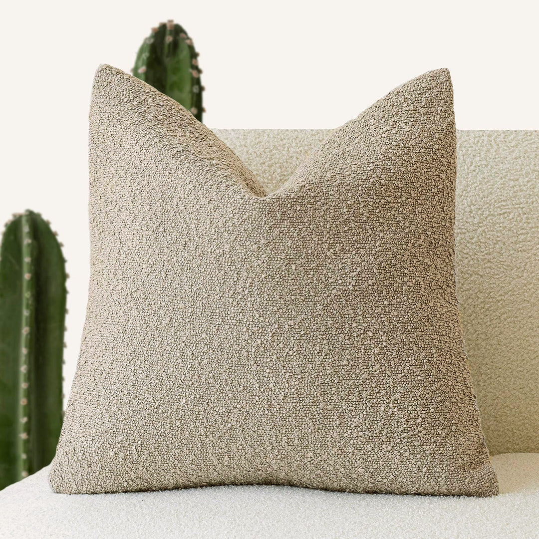 Textured Boucle Decorative Cushion