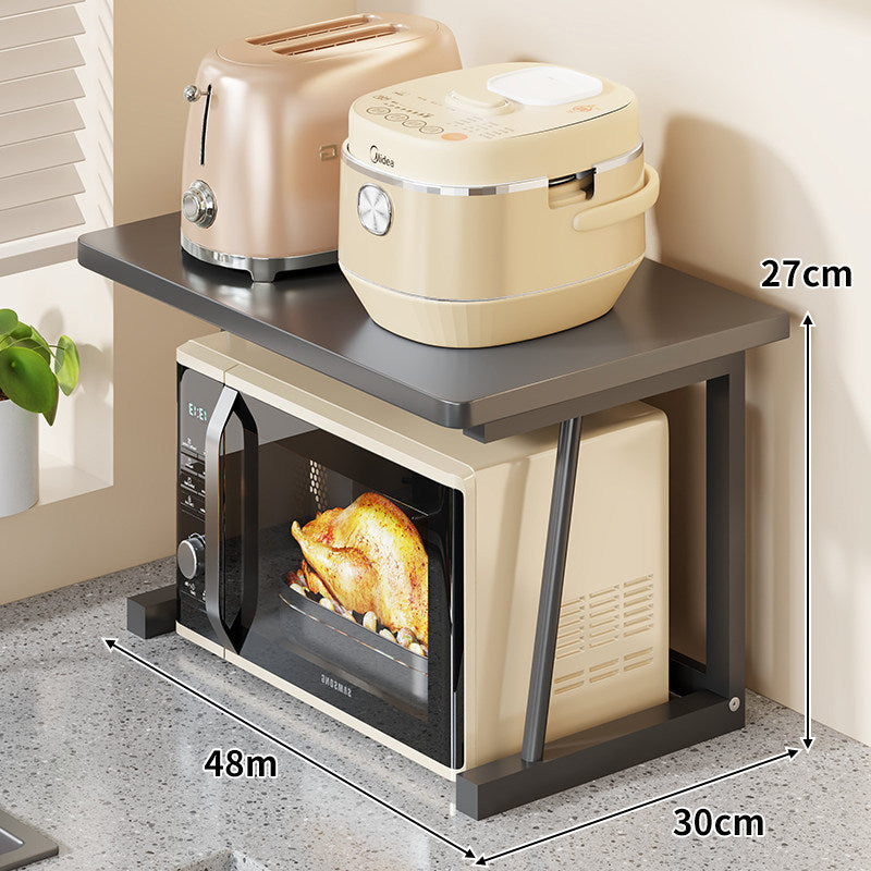 Stacking Countertop Microwave and Appliance Shelf Organizer