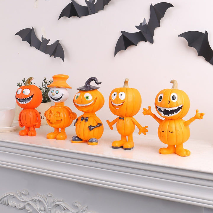 Funny Halloween Pumpkin Figure