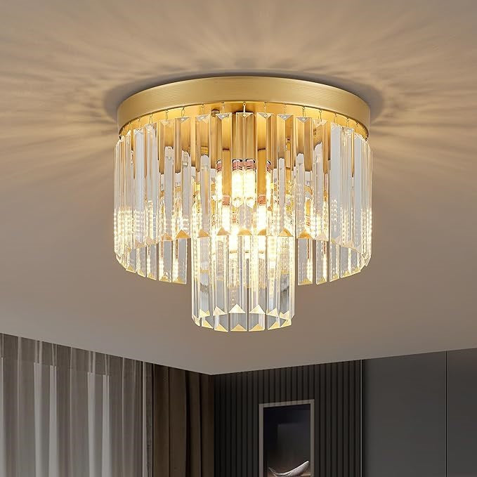 Modern Crystal Ceiling Light Flush Mount