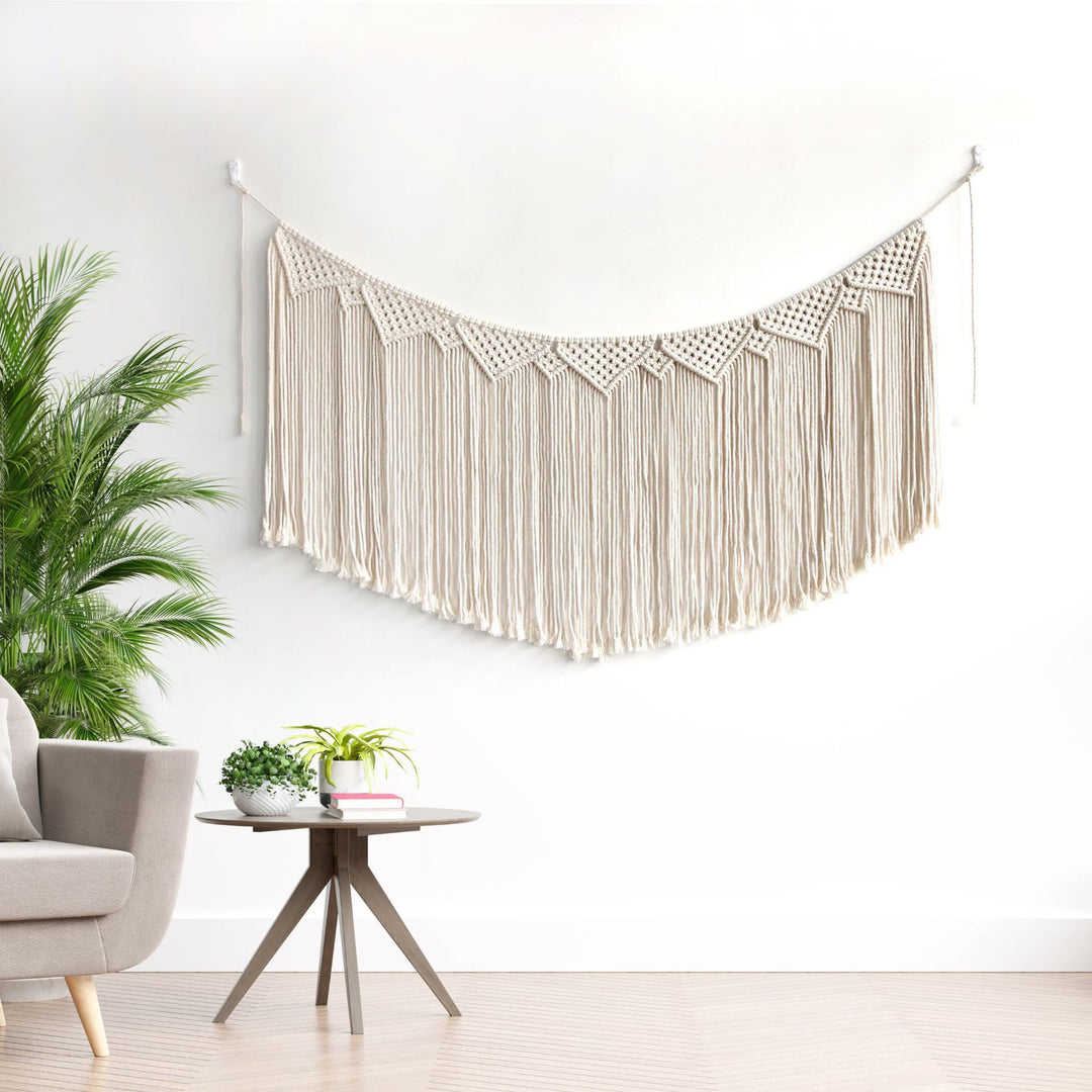 Macrame Wall Hanging with Artistic Design