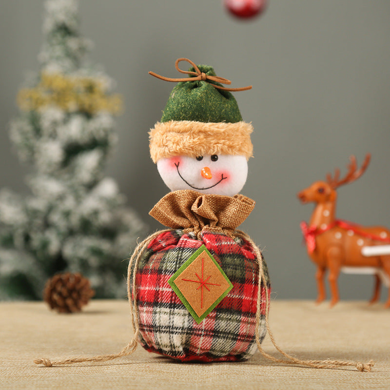 Cute Christmas gift bag in reindeer design
