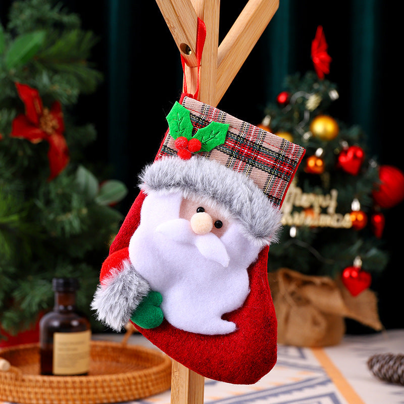 Christmas Fabric Sock