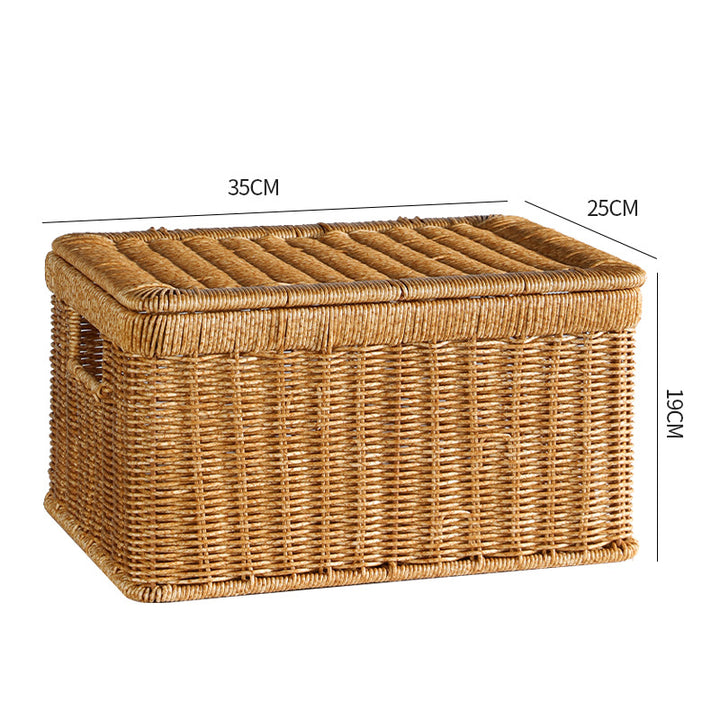 Elegant Handcrafted Basket Storage Box