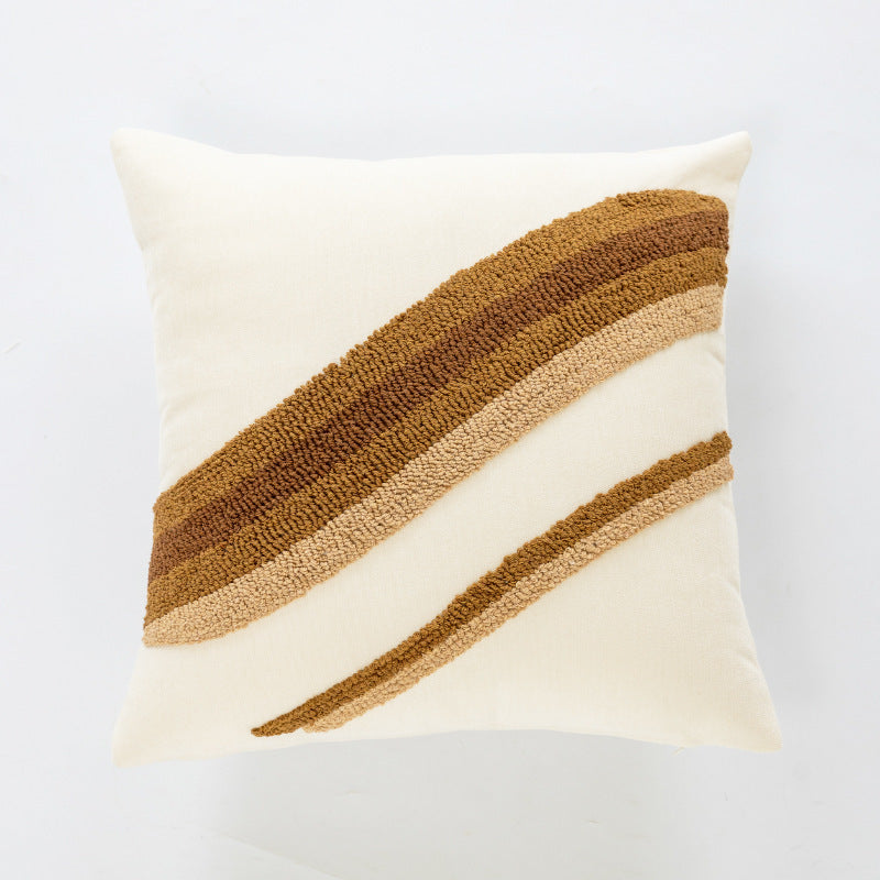 Geometric Patterned Throw Cushion