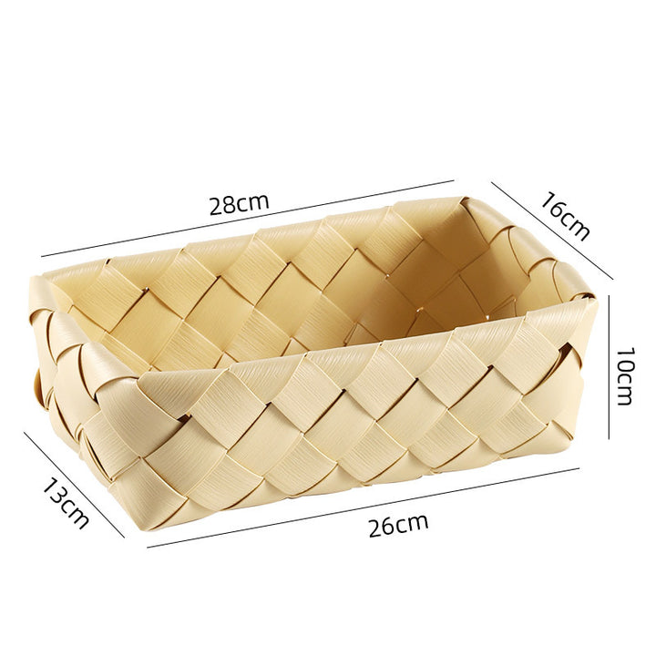 Elegant Handwoven Storage Tray