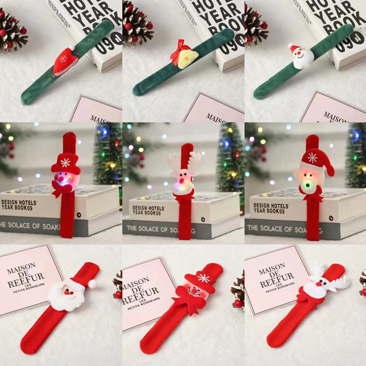 Creative Christmas wristband with snowman design