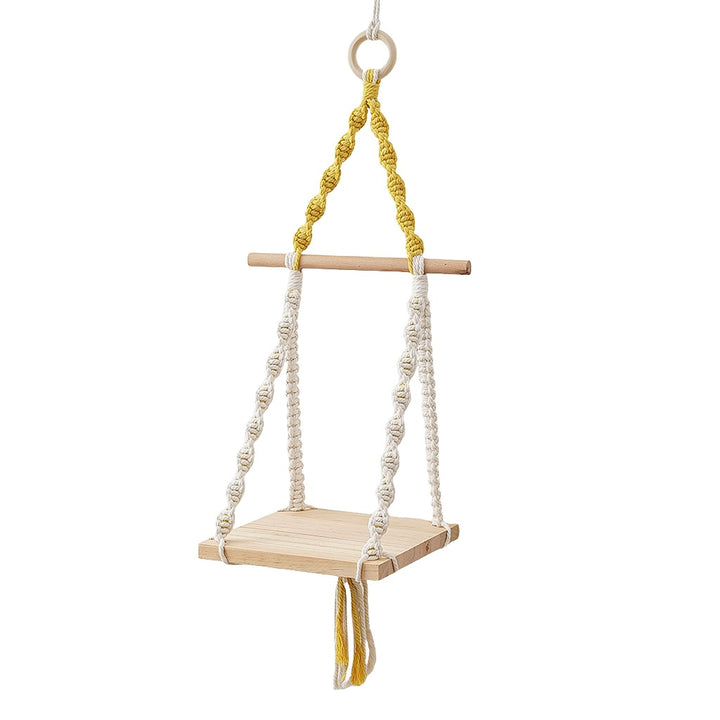 Macramé Swing Shelf