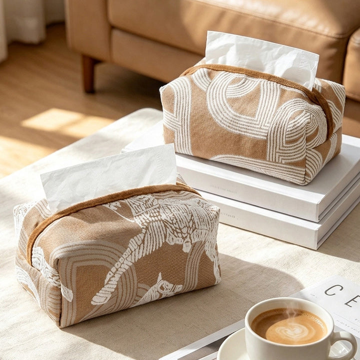 Decorative Tissue Box Cover for Tabletop Display