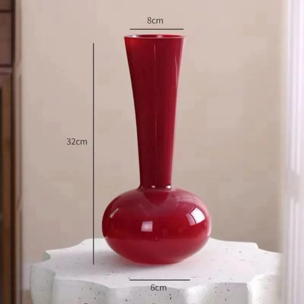 Decorative glass vase