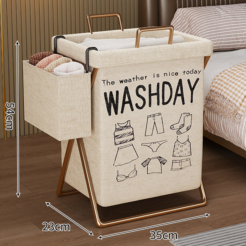 Collapsible Linen Laundry Hamper