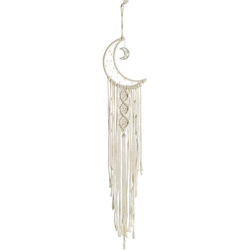Macrame Moon Wall Hanging