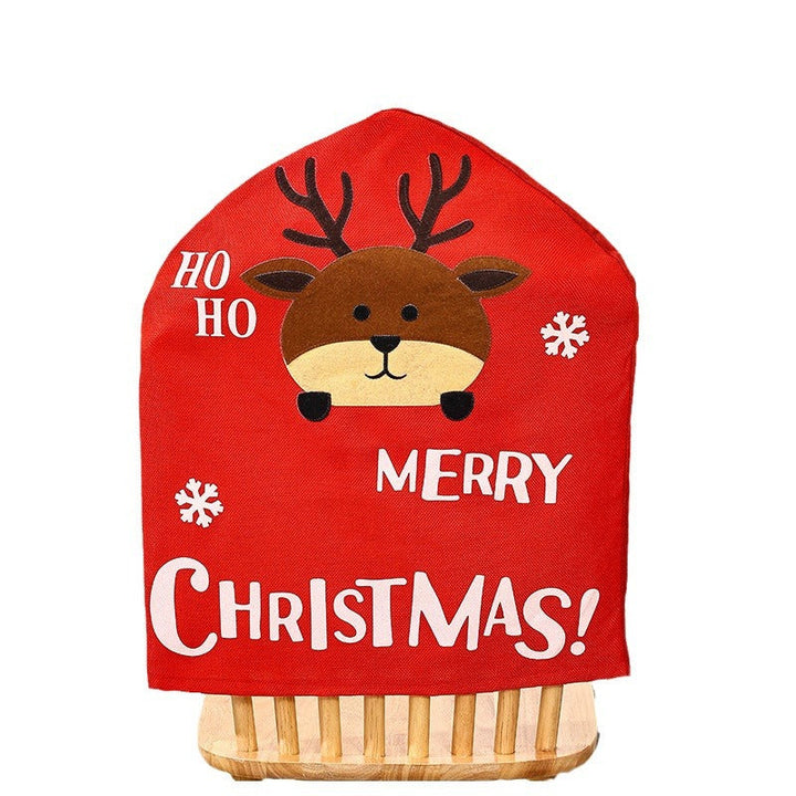 Festive chair covers with Christmas motif