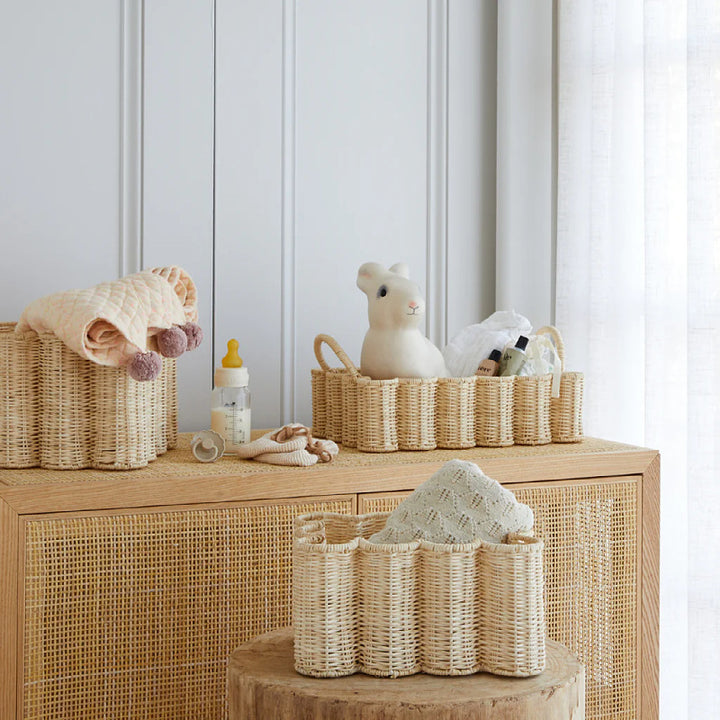 Basket in playful design