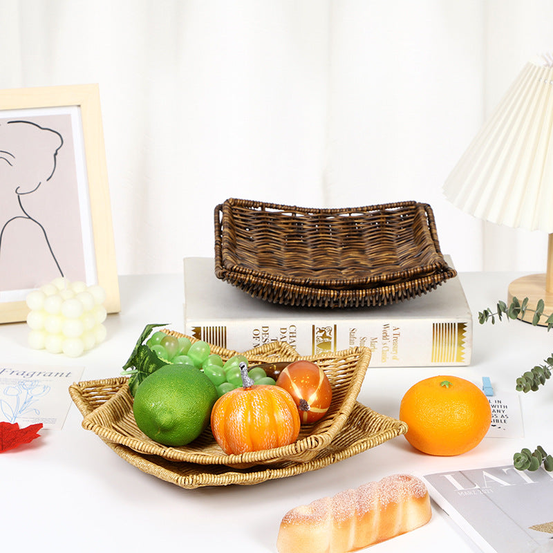 Handcrafted Natural Woven Tray
