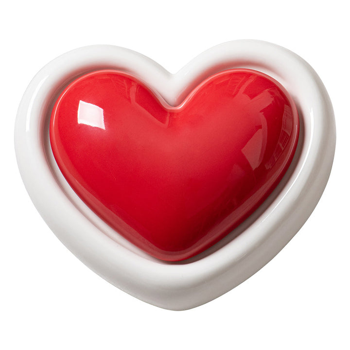 Heart-shaped decorative bowl