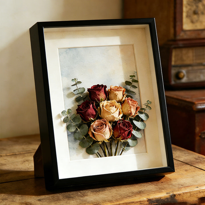 Preserved Flower Wall Art Display